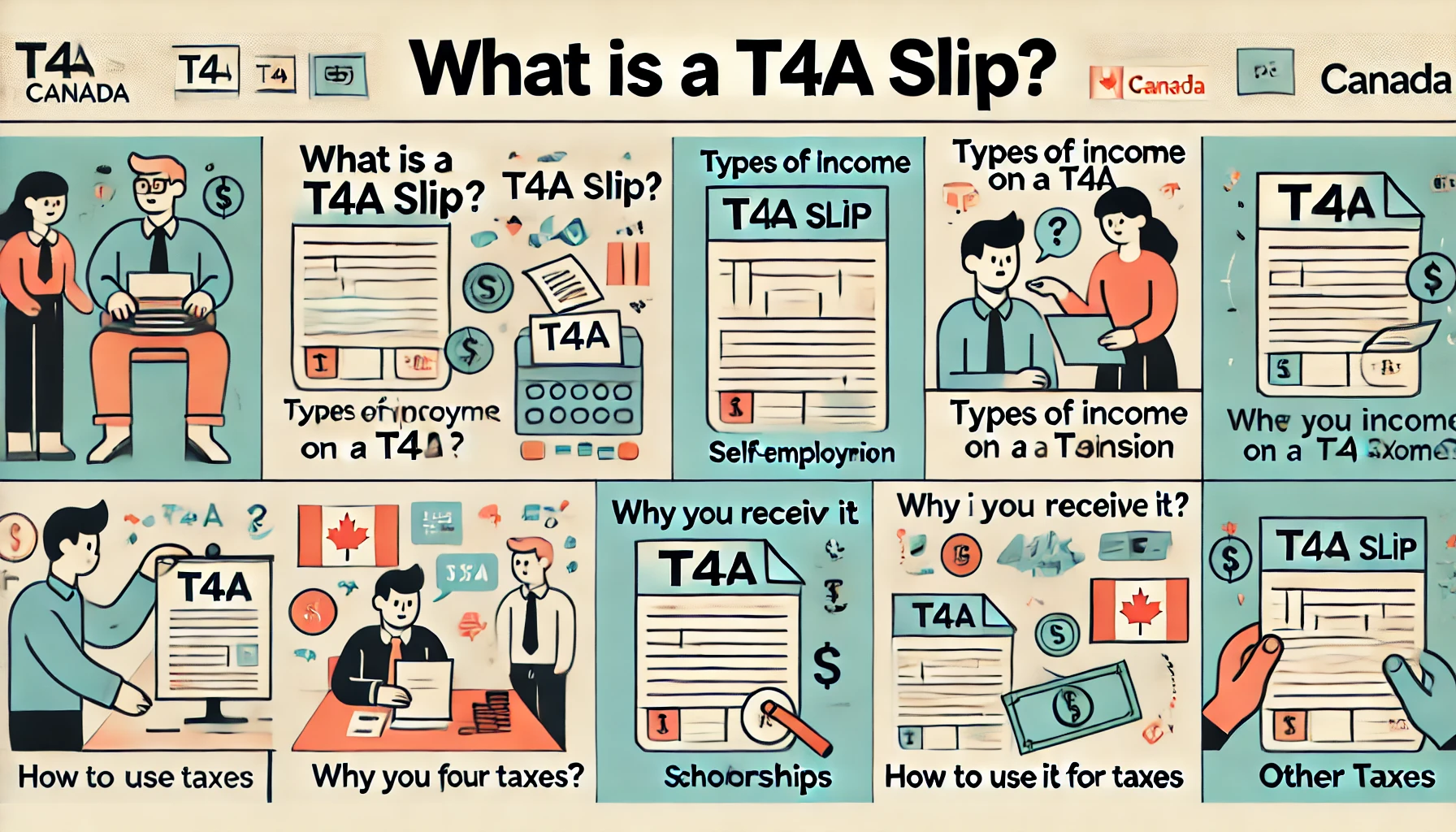 What is a T4A in Canada