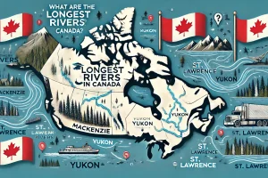 what are the longest rivers in canada