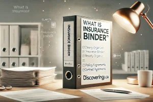 what is insurance binder